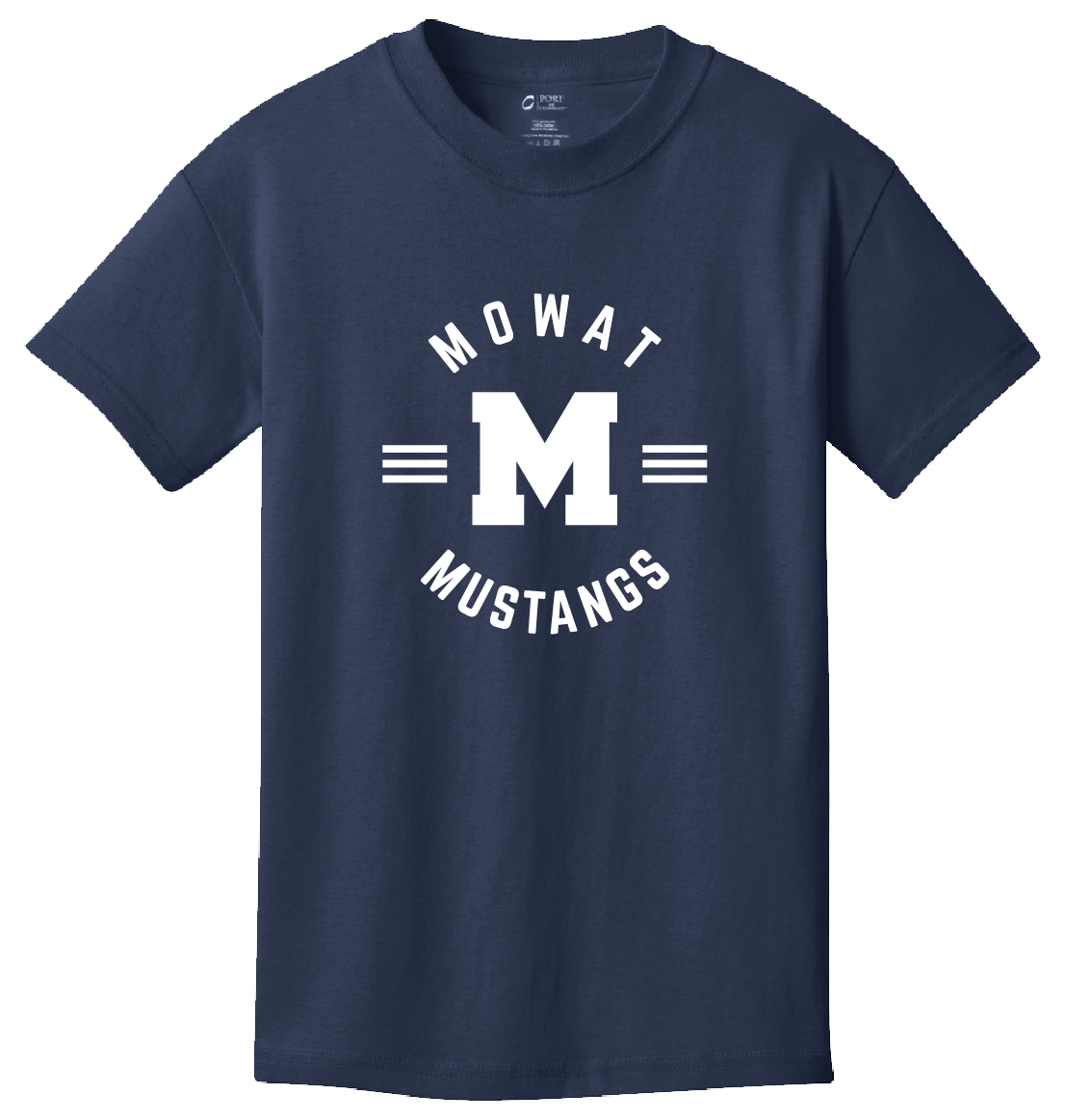 Youth Mowat Circle M Cotton Tee - Navy