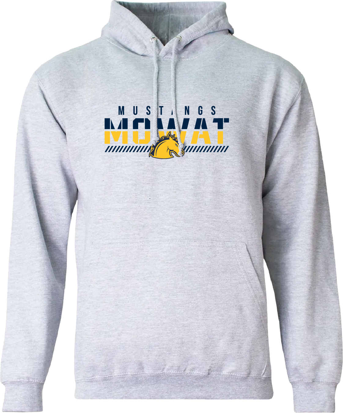 Adult Mowat Fade Hoodie - Heather Grey