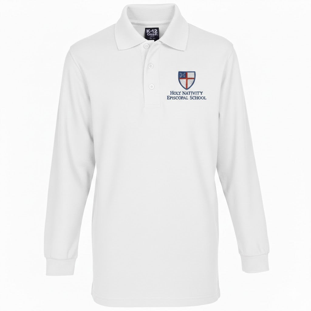 Holy Nativity Long Sleeve Knit Polo