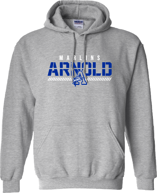 Adult Arnold Fade Hoodie - Sport Grey
