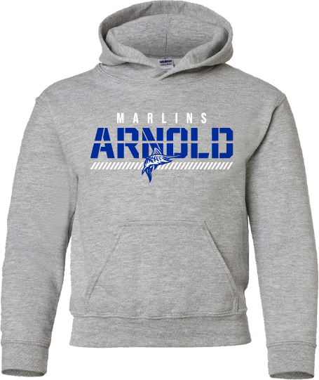Youth Arnold Fade Hoodie - Sport Grey