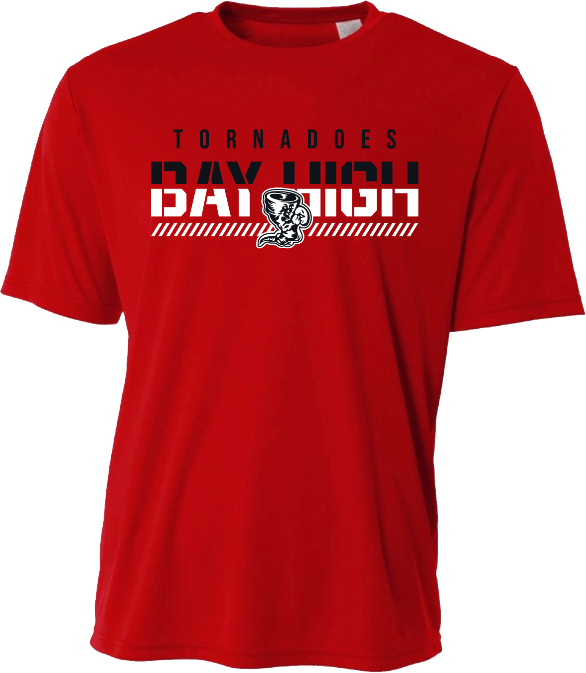 Youth Bay Fade Dry Fit Tee - Red