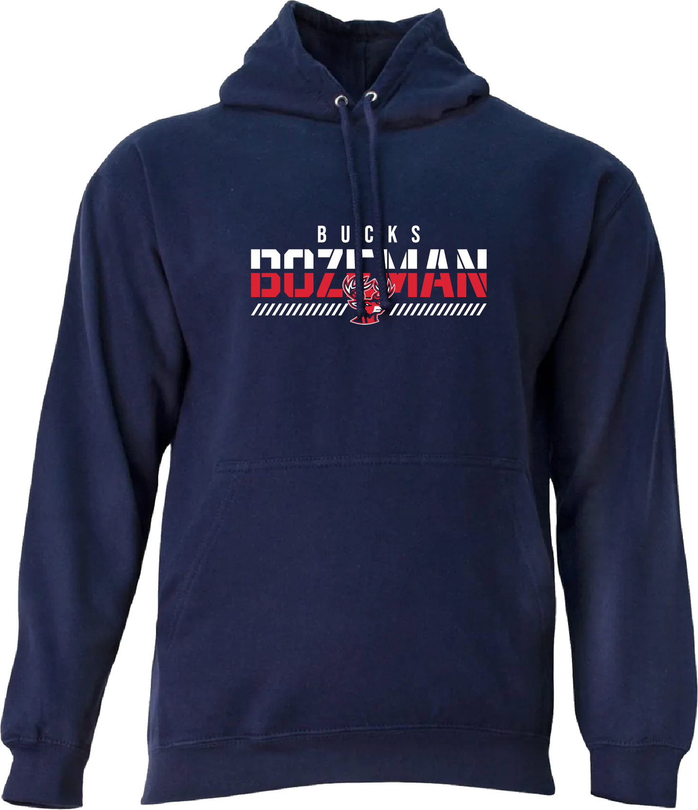 Adult Bozeman Fade Hoodie - Navy