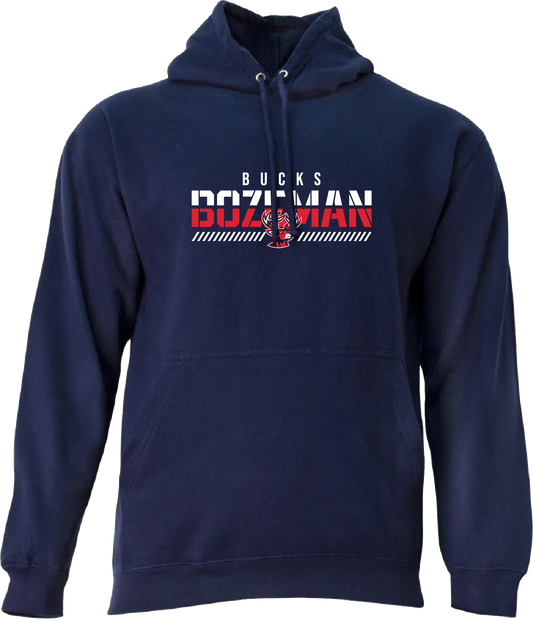 Adult Bozeman Fade Hoodie - Navy