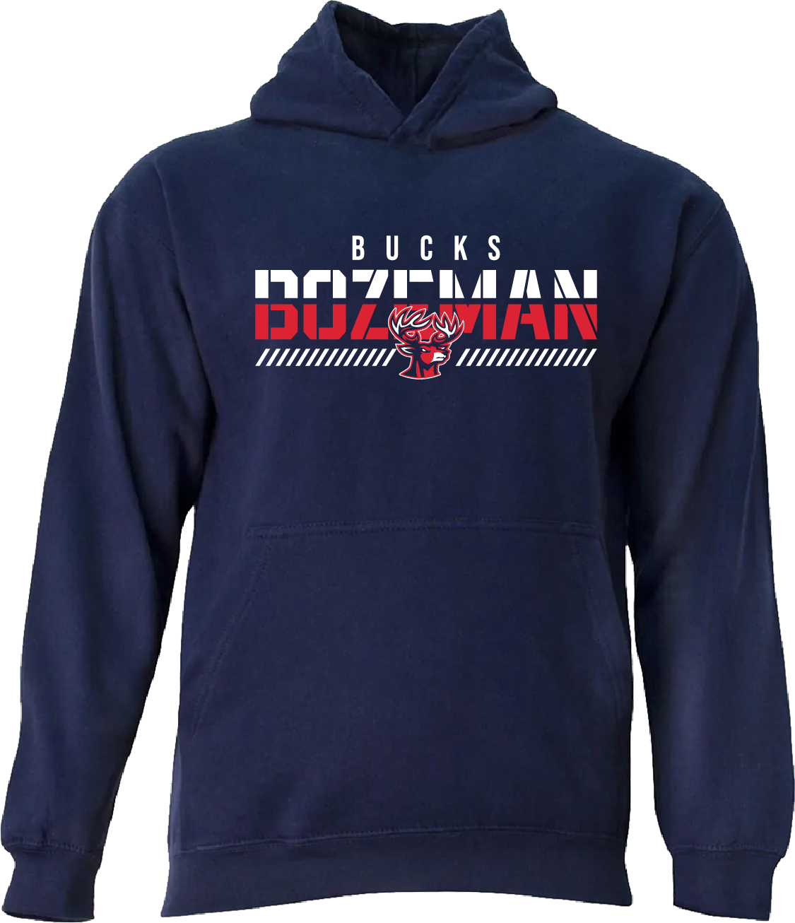Youth Bozeman Fade Hoodie - Navy