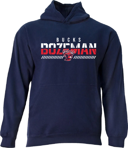 Youth Bozeman Fade Hoodie - Navy