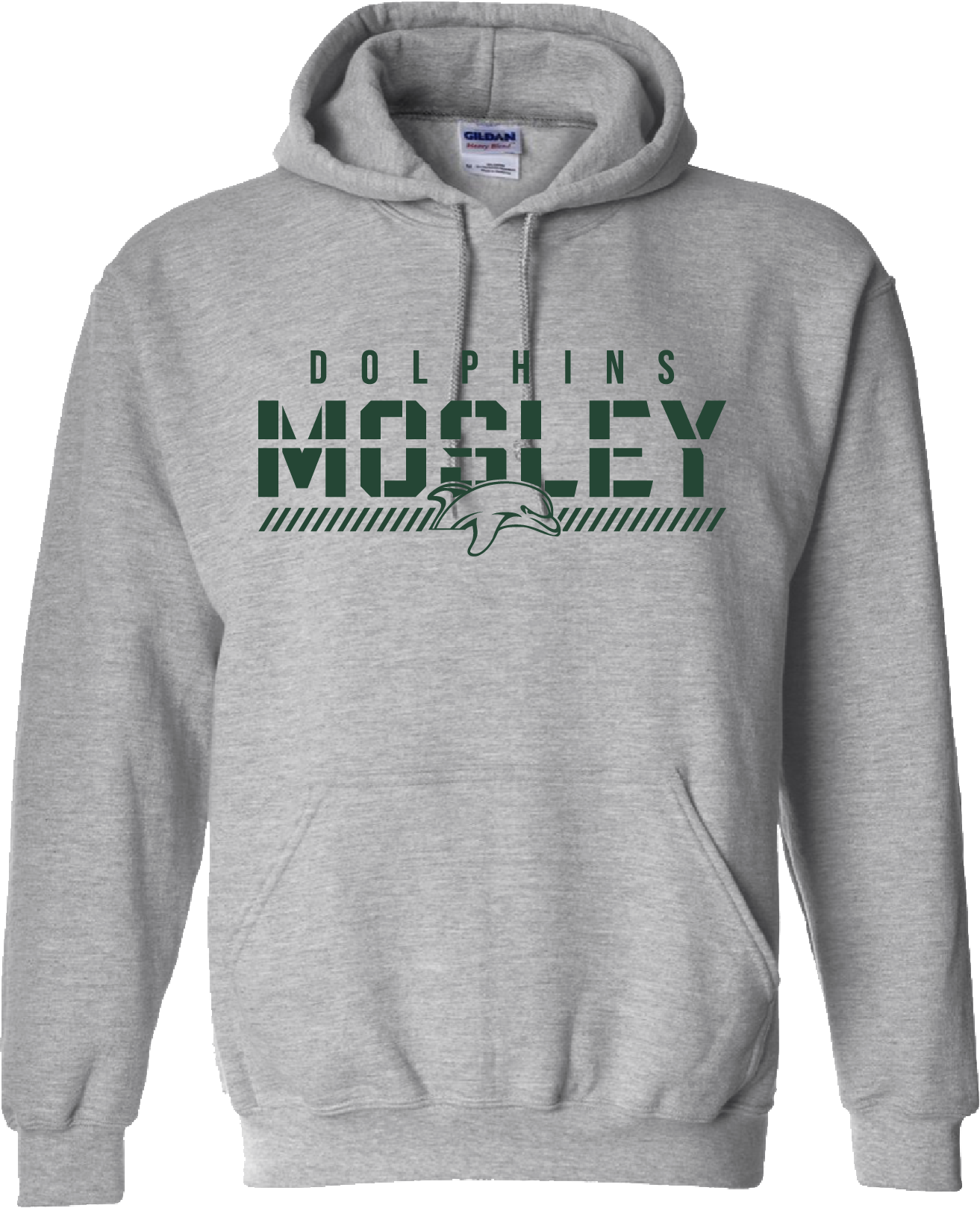 Adult Mosley Fade Hoodie - Sport Grey