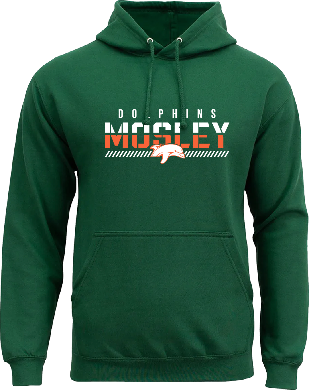 Adult Mosley Fade Hoodie - Dark Green