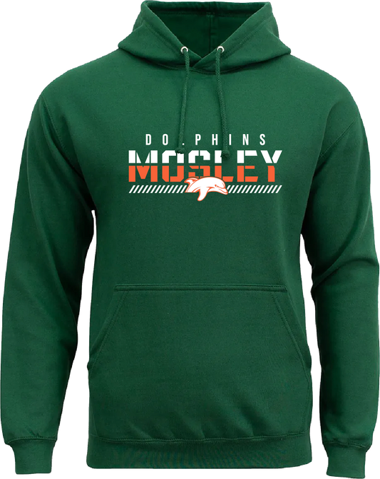 Adult Mosley Fade Hoodie - Dark Green