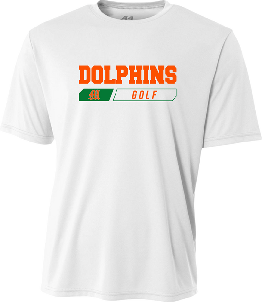 Adult Mosley Golf Dry Fit Tee – White