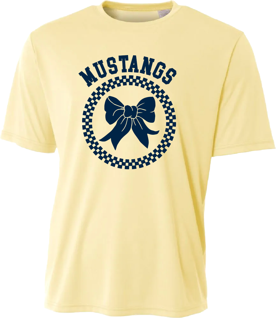 Adult Mowat Bow Dry Fit Tee – Light Yellow
