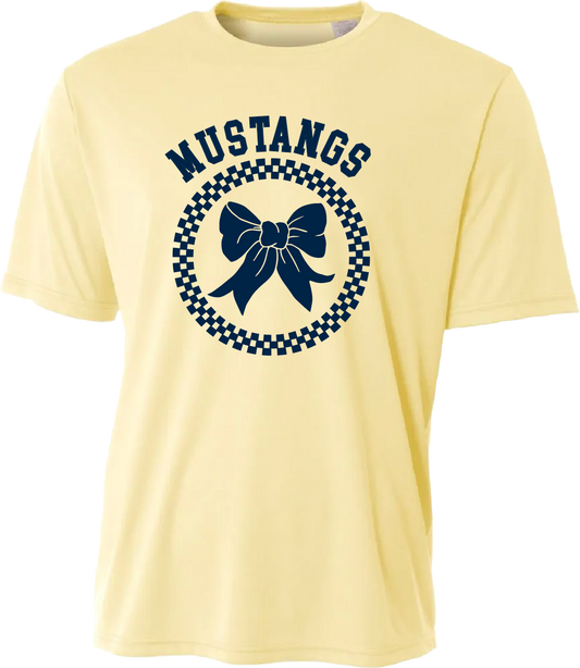 Youth Mowat Bow Dry Fit Tee - Light Yellow