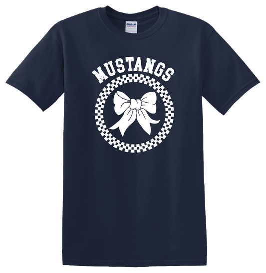 Youth Mowat Bow Cotton Tee – Navy