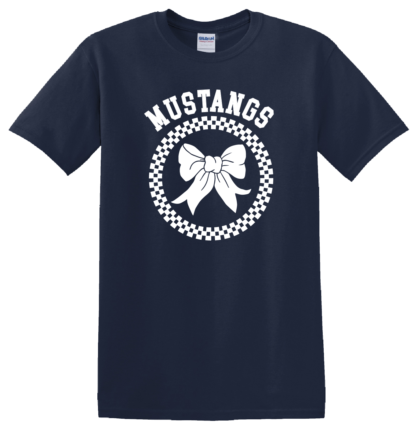 Adult Mowat Bow Cotton Tee – Navy