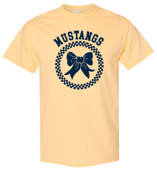 Adult Mowat Bow Cotton Tee – Yellow Haze