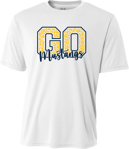 Adult Mowat Cheetah Dry Fit Tee – White