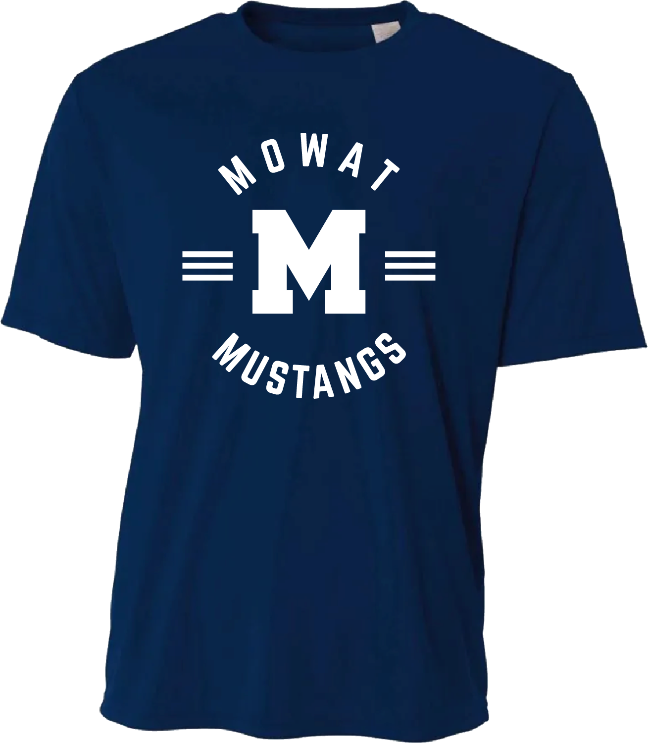 Adult Mowat Circle M Dry Fit Tee – Navy
