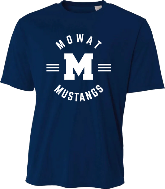 Adult Mowat Circle M Dry Fit Tee – Navy
