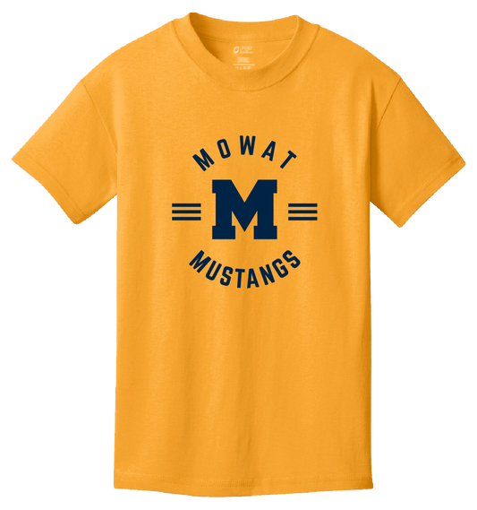 Adult Mowat Circle M Cotton Tee – Gold