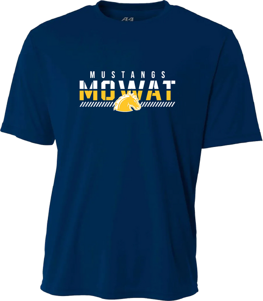 Adult Mowat Fade Dry Fit Tee – Navy