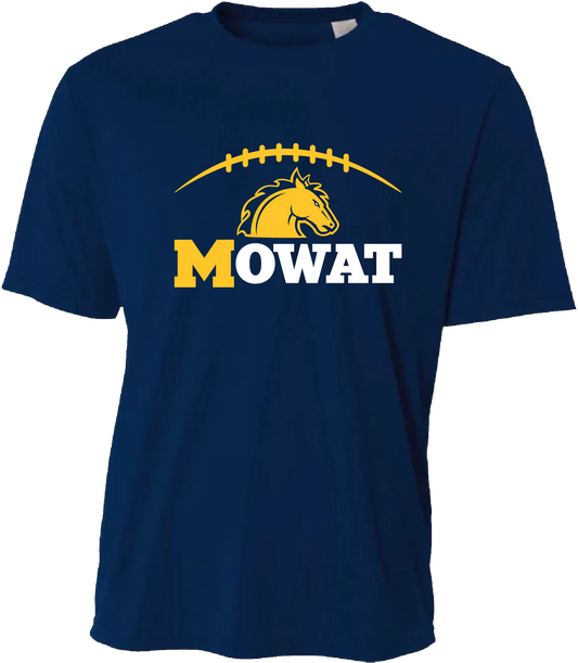 Adult Mowat Football Dry Fit Tee – Navy