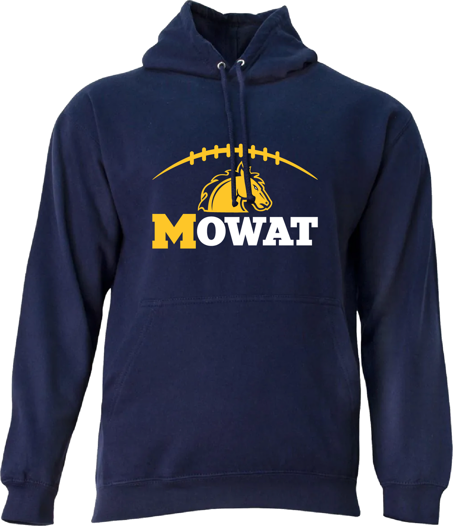 Adult Mowat Football Hoodie - Navy