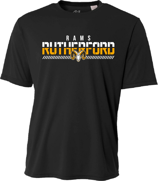 Youth Rutherford Fade Dry Fit Tee - Black