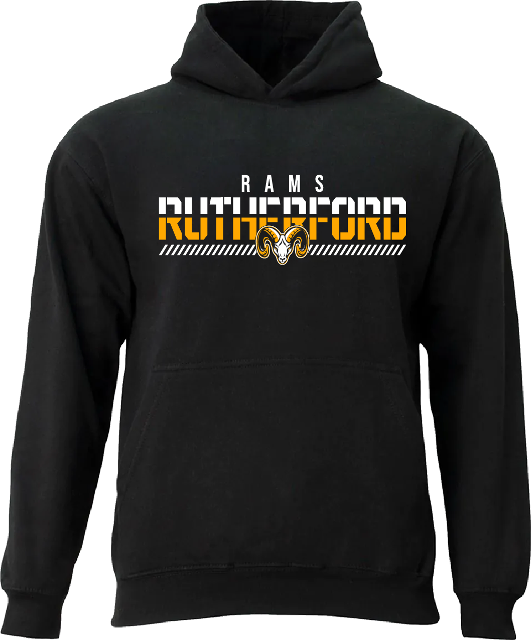 Youth Rutherford Fade Hoodie - Black