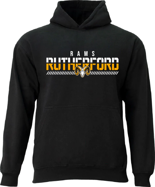 Youth Rutherford Fade Hoodie - Black