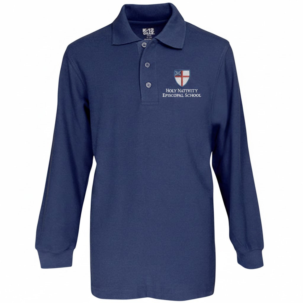 Holy Nativity Long Sleeve Knit Polo