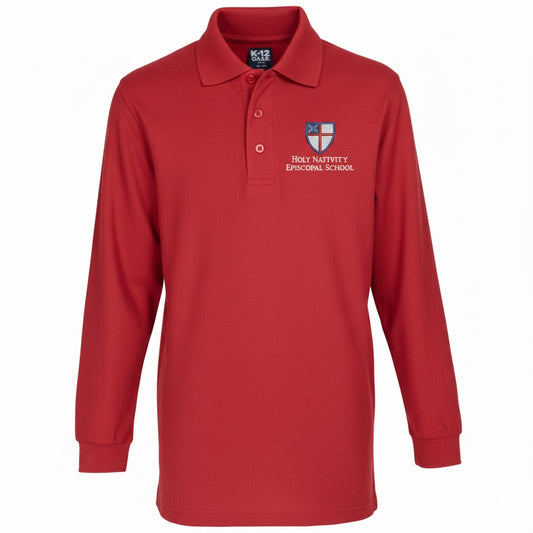 Holy Nativity Long Sleeve Knit Polo