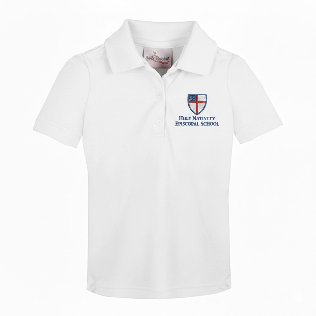 Holy Nativity Girls Cotton Blend Polo