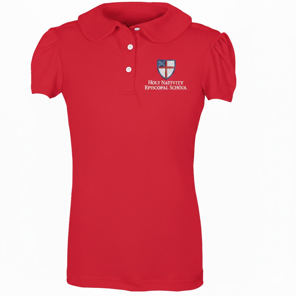 Holy Nativity Girls Peter Pan Polo